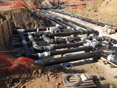 New Pipes Installation